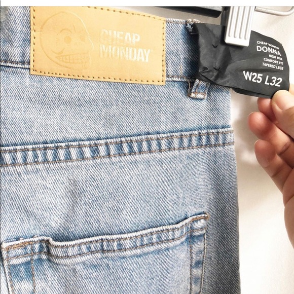 Cheap Monday ‘Donna’ high rise tapered leg jeans. - Picture 4 of 4